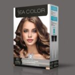 SEA COLOR صبغة شعر اشقر رمادي فاتح 8/1 100مل