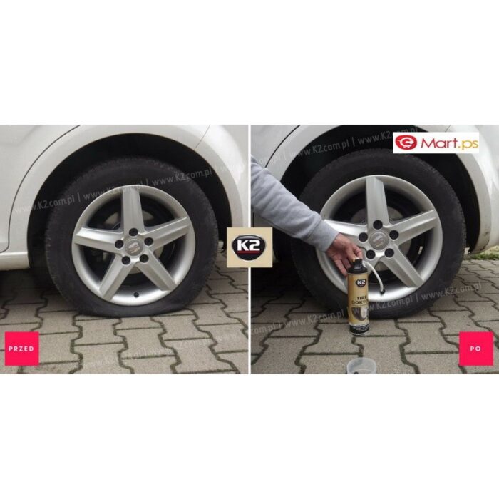⁦tire doktor سبري اغلاق ثقوب الاطارات k2 b310⁩ - الصورة ⁦3⁩