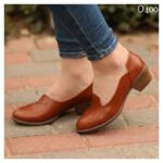 حذاء ستاتي جلد طبيعي مريحة صناعة محلية