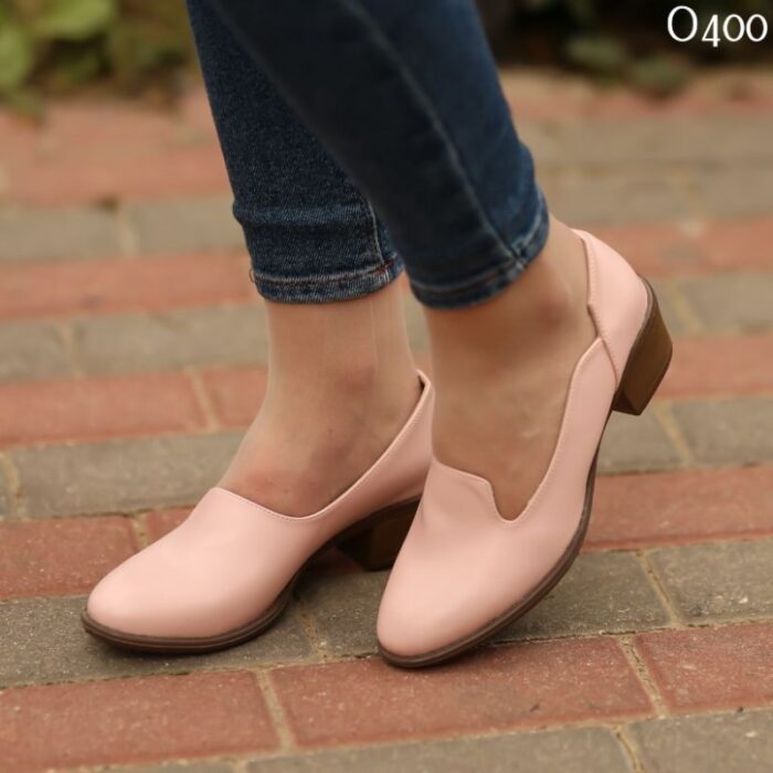 1024684_67da3e3e04662 حذاء ستاتي جلد طبيعي مريحة صناعة محلية لون زهري - الصورة 1