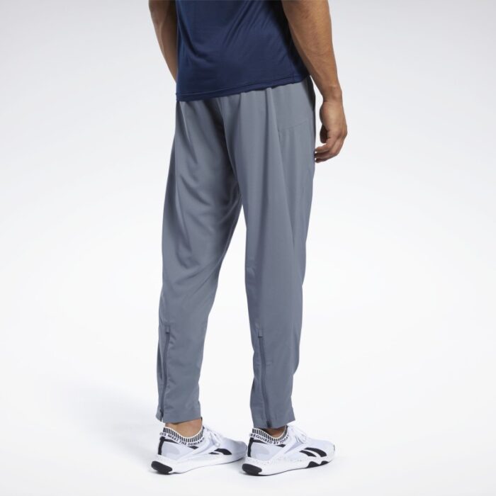 ⁦بنطلون ريبوك وورك ريدي ترك للرجال لون رمادي - Reebok Men's Workout Ready Track Pants – Grey⁩ - الصورة ⁦6⁩