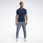 ⁦بنطلون ريبوك وورك ريدي ترك للرجال لون رمادي - Reebok Men's Workout Ready Track Pants – Grey⁩ - الصورة ⁦7⁩