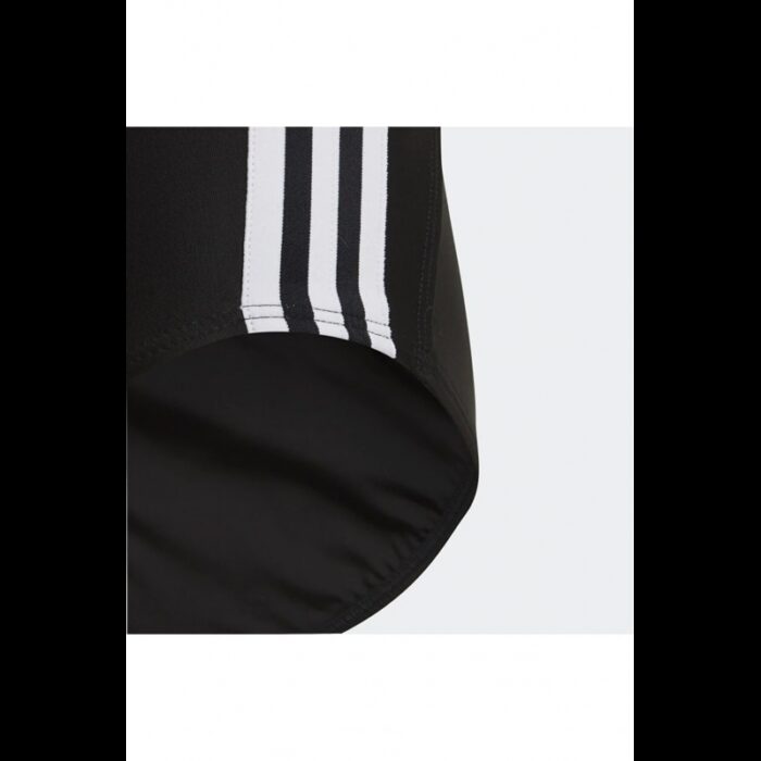 ⁦adidas Womens' Athly V 3-Stripes Swimsuit Black- مايوه اديداس ايثلي في 3 خطوط للنساء لون أسود‏⁩ - الصورة ⁦4⁩