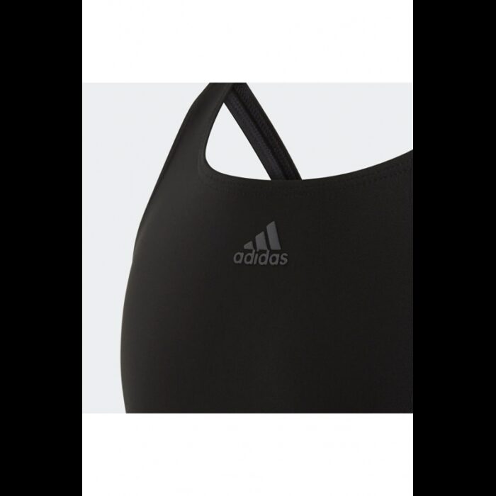 ⁦adidas Womens' Athly V 3-Stripes Swimsuit Black- مايوه اديداس ايثلي في 3 خطوط للنساء لون أسود‏⁩ - الصورة ⁦5⁩