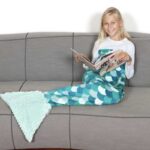 ⁦ذيل حورية البحر للأطفال فلانيل 1191 SIRENA KIDS AQUA⁩ - الصورة ⁦2⁩