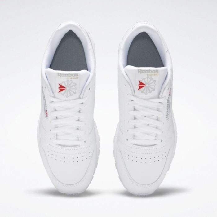 ⁦Reebok Classic Leather Shoes - حذاء ريبوك كلاسيك جلد لون أبيض⁩ - الصورة ⁦6⁩