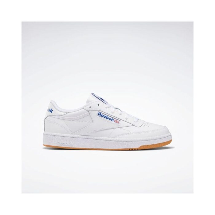 ⁦Reebok Mens' Club C 85 Shoes- حذاء ريبوك كلوب سي 85 للرجال لون أبيض⁩ - الصورة ⁦5⁩