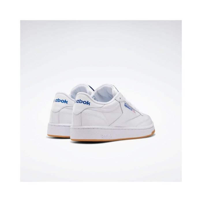 ⁦Reebok Mens' Club C 85 Shoes- حذاء ريبوك كلوب سي 85 للرجال لون أبيض⁩ - الصورة ⁦6⁩