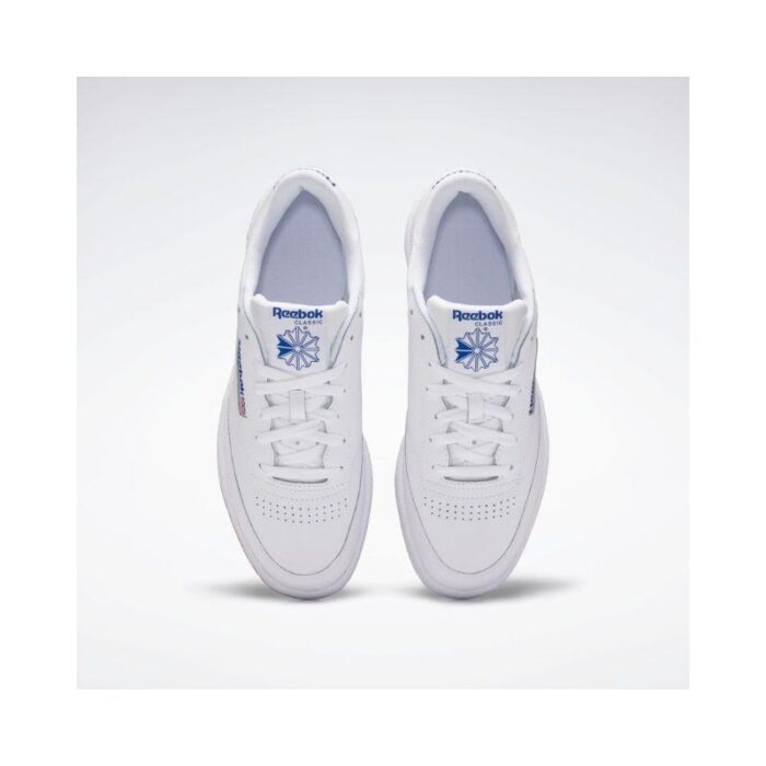 ⁦Reebok Mens' Club C 85 Shoes- حذاء ريبوك كلوب سي 85 للرجال لون أبيض⁩ - الصورة ⁦7⁩