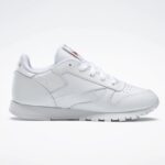 ⁦Reebok Unisex' Classic Leather Shoes - White- حذاء ريبوك كلاسيك جلدي للجنسين لون أبيض⁩ - الصورة ⁦3⁩