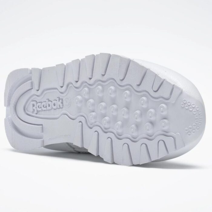 ⁦Reebok Unisex' Classic Leather Shoes - White- حذاء ريبوك كلاسيك جلدي للجنسين لون أبيض⁩ - الصورة ⁦5⁩