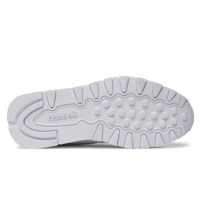 ⁦Reebok Unisex' Classic Leather Shoes - White- حذاء ريبوك كلاسيك جلدي للجنسين لون أبيض⁩ - الصورة ⁦8⁩