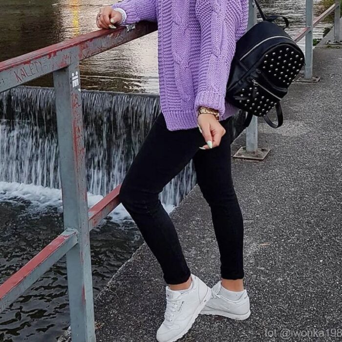 ⁦Reebok Unisex' Classic Leather Shoes - White- حذاء ريبوك كلاسيك جلدي للجنسين لون أبيض⁩ - الصورة ⁦10⁩