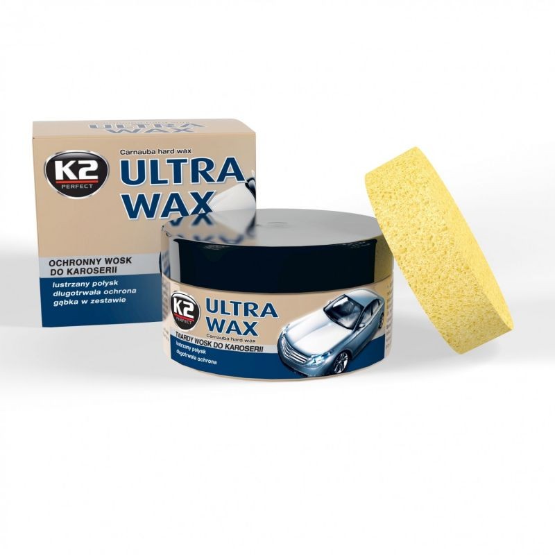 ⁦ultra wax شمع مع اسفنجة k2 k073⁩ - الصورة ⁦1⁩