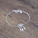 اسوارة فضة 925 مع تعليقة صائد الاحلام