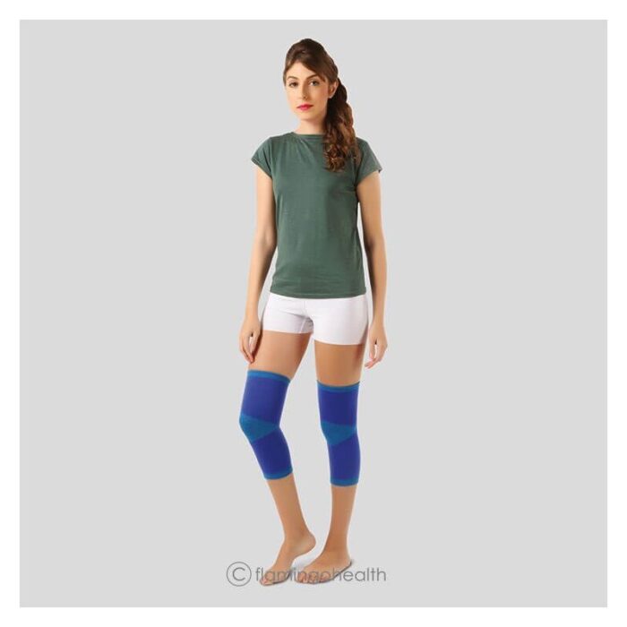 ⁦Flamingo Premium Knee Cap- Pair Small OC2127⁩ - الصورة ⁦2⁩