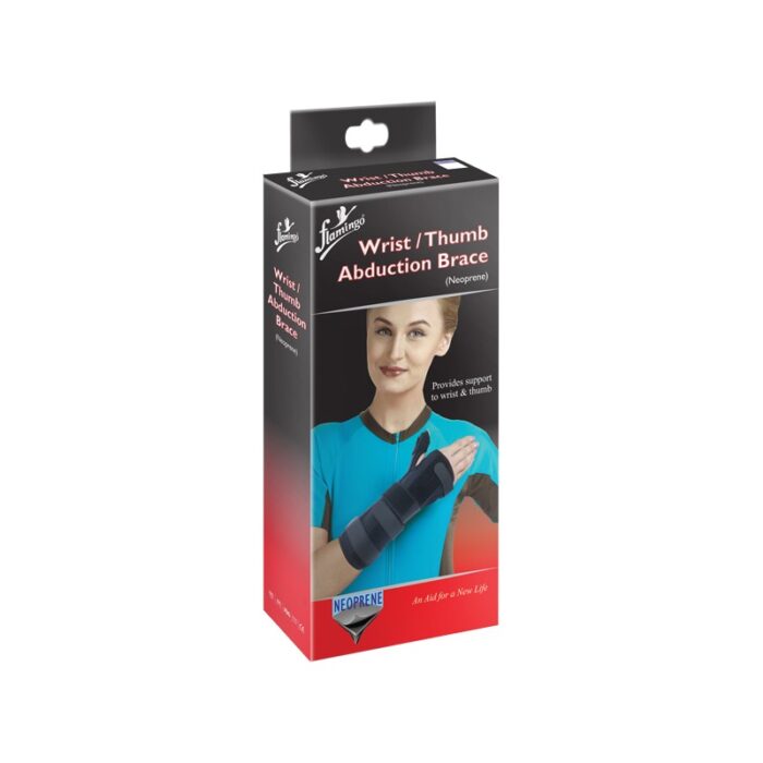 1027225_67db367b38cfc Flamingo Wrist/Thumb Abduction Brace(Neoprene) اليد اليمنى واليسرى - الصورة 1