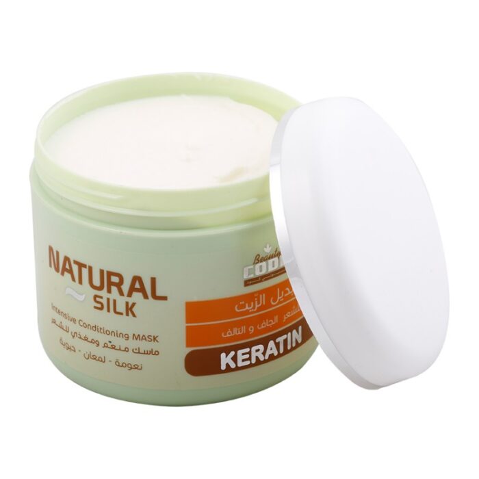 1027382_67db36ab25602 ماسك منعم ومغذي للشعر مع الكيراتين 300مل من Beauty CODE - الصورة 1