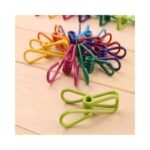 ⁦ملاقط غسيل معدنية ملونة عدد 10⁩ - الصورة ⁦2⁩