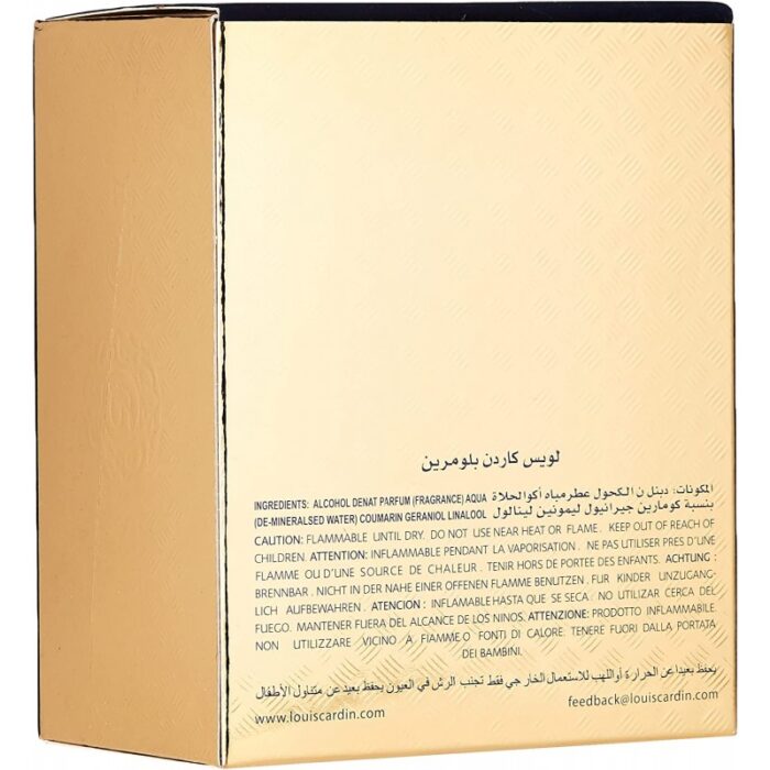 ⁦لويس كاردن عطر رجالي BLUE MARINE 100ML⁩ - الصورة ⁦3⁩