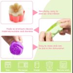 ⁦كب كيك سليكون وردة 6 قطع - حسب اللون المتوفر في المخازن⁩ - الصورة ⁦5⁩