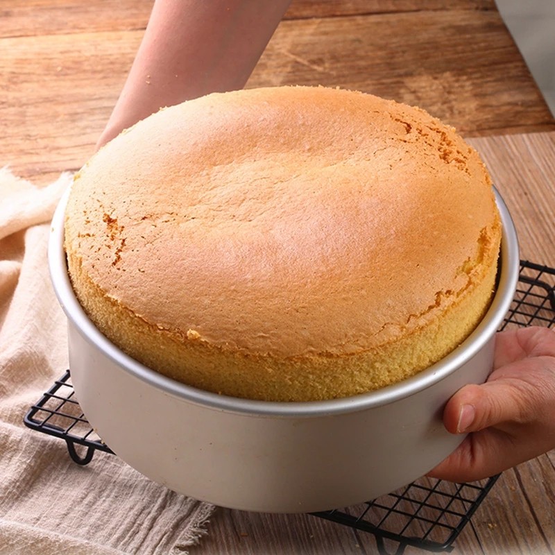 ⁦قالب كعك المنيوم قاعدة متحركة.. قياس 25 سم و ارتفاع 8 سم⁩ - الصورة ⁦1⁩