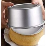 ⁦قالب كعك المنيوم قاعدة متحركة.. قياس 25 سم و ارتفاع 8 سم⁩ - الصورة ⁦7⁩