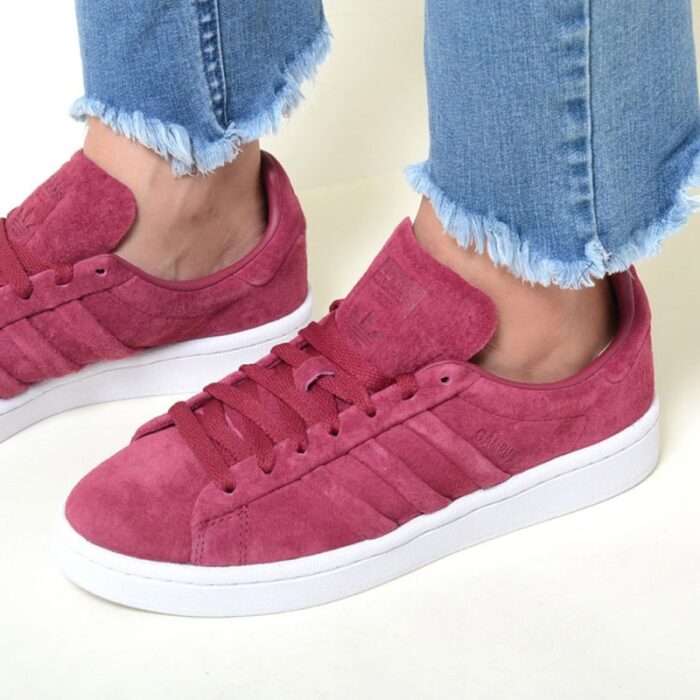 ⁦adidas Campus Stitch And Turn Shoes – Red- حذاء اديداس كامباس ستيش اند تيرن للرجال لون أحمر⁩ - الصورة ⁦6⁩