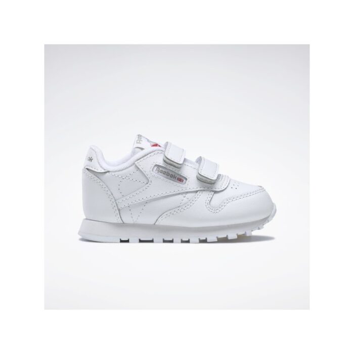 1029116_67db3b0dce3d3 Reebok Mens' Classic Leather Shoes- حذاء ريبوك كلاسيك ليذر للأطفال للجنسين لون أبيض - الصورة 1