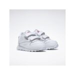 ⁦Reebok Mens' Classic Leather Shoes- حذاء ريبوك كلاسيك ليذر للأطفال للجنسين لون أبيض⁩ - الصورة ⁦3⁩