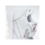 ⁦Reebok Mens' Classic Leather Shoes- حذاء ريبوك كلاسيك ليذر للأطفال للجنسين لون أبيض⁩ - الصورة ⁦5⁩