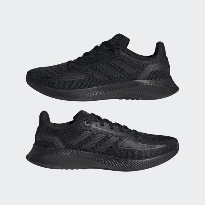 ⁦adidas Unisex' Runfalcon 2.0 Shoes - Black- حذاء اديداس رن فالكون 2.0 للجنسين لون أسود⁩ - الصورة ⁦11⁩