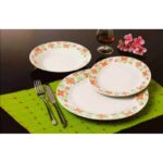 طقم صحون 18 قطعة مدور