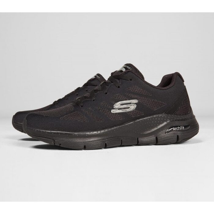 ⁦حذاء سكيتشرز ارتش فيت – تشارج باك للرجال لون أسود- Skechers Men's Arch Fit - Charge Back Shoes⁩ - الصورة ⁦2⁩