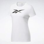 Reebok TE Graphic Vector Tee- تيشيرت ريبوك جرافيك فيكتور للنساء لون أبيض