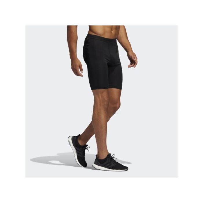 ⁦adidas OWN THE RUN SHORT TIGHTS - Black⁩ - الصورة ⁦3⁩