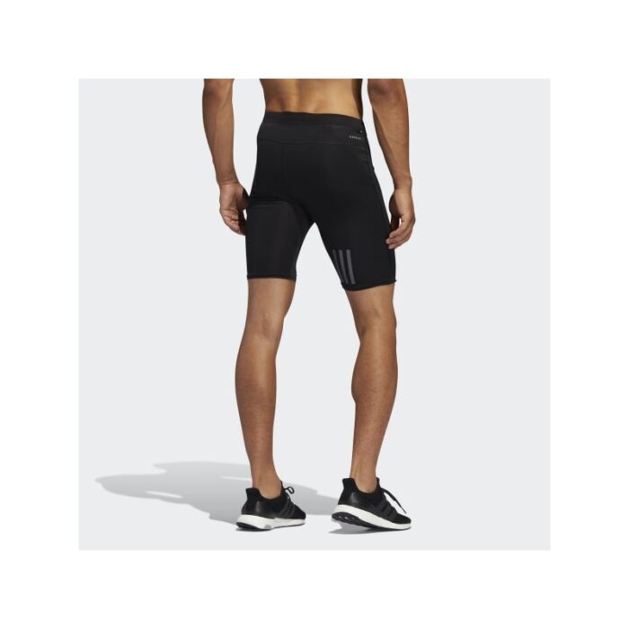 ⁦adidas OWN THE RUN SHORT TIGHTS - Black⁩ - الصورة ⁦6⁩