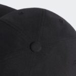 ⁦adidas Baseball Bold Cap - Black  - طاقية اديداس بيسبول بولد للجنسين لون أسود⁩ - الصورة ⁦8⁩
