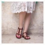 حذاء ستاتي جلد