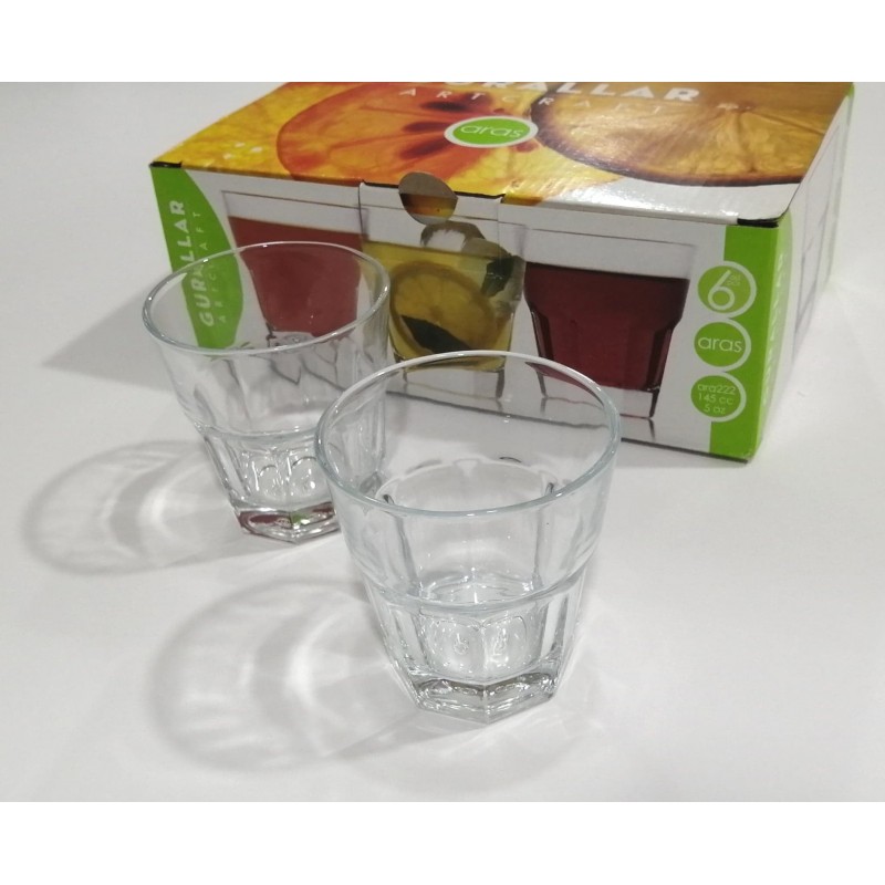 ⁦طقم 6 كاسات عصير اراس سعة 145 ملل⁩ - الصورة ⁦1⁩