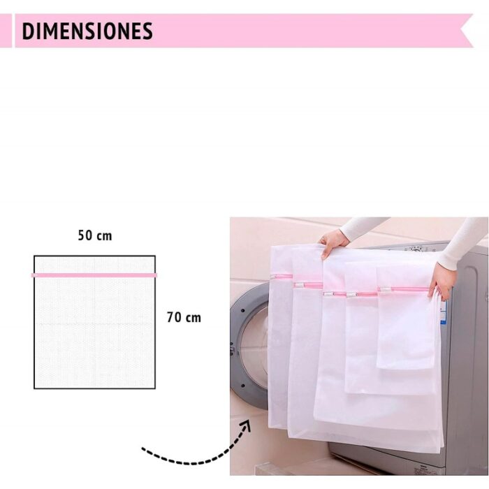 ⁦كيس غسيل للقطع الصغيرة  40*30⁩ - الصورة ⁦3⁩