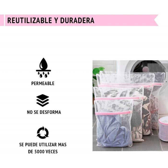 ⁦كيس غسيل للقطع الصغيرة  40*30⁩ - الصورة ⁦5⁩