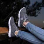 ⁦حذاء سبورت بنعل مريح من Eagle لون رمادي⁩ - الصورة ⁦2⁩