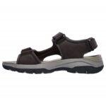 ⁦Skechers Mens' Relaxed Fit: Tresmen - Garo Sandal- صندل سكيتشرز ريلاكس فيت للرجال لون بني محروق ‏⁩ - الصورة ⁦4⁩