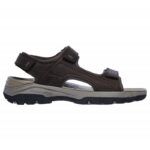 ⁦Skechers Mens' Relaxed Fit: Tresmen - Garo Sandal- صندل سكيتشرز ريلاكس فيت للرجال لون بني محروق ‏⁩ - الصورة ⁦5⁩