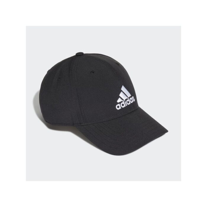 ⁦adidas LIGHTWEIGHT EMBROIDERED BASEBALL CAP - Black- طاقية اديداس لايت ويت بيسبول للجنسين لون اسود⁩ - الصورة ⁦1⁩