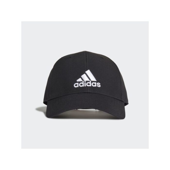 ⁦adidas LIGHTWEIGHT EMBROIDERED BASEBALL CAP - Black- طاقية اديداس لايت ويت بيسبول للجنسين لون اسود⁩ - الصورة ⁦2⁩