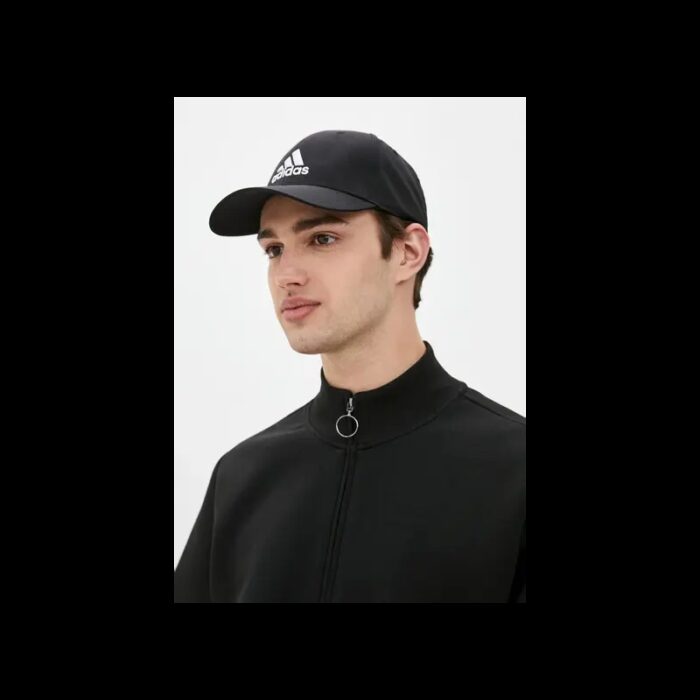 ⁦adidas LIGHTWEIGHT EMBROIDERED BASEBALL CAP - Black- طاقية اديداس لايت ويت بيسبول للجنسين لون اسود⁩ - الصورة ⁦7⁩