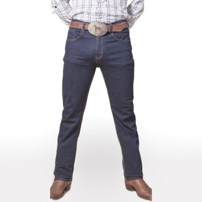 ⁦Wrangler Regular FIT Straight jeans بنطلون جينز جورج ستريت بقصة كاوبوي الاصلية من رانجلر للرجال لون أزرق⁩ - الصورة ⁦2⁩