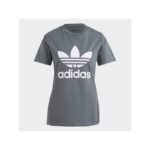 adidas Women's Classics Trefoil T-Shirt - تيشيرت اديداس كلاسيك تريفول للنساء لون رمادي